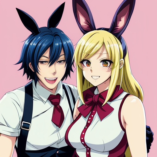 Show me what would happen if a boyfriend and girlfriend (Friday night funkin') were captured by female animatronics fnaf 2 , who then decided to make the boyfriend a girl (change his gender and appearance) and put the girl (boyfriend gender) in a cute, sexy bunny animatronic costume, and the wife girlfriend in a female animatronic cat costume. Both died in agony. How would the spirit of the girl (boyfriend gender) and his wife (girlfriend) react afterward?The boyfriend is gender (fnf) and looks like a bunny girl in spirit. How will his wife Girlfriend react to him becoming a girl?