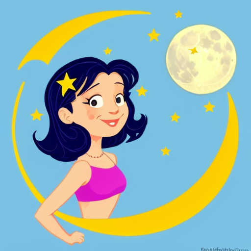Star and the moon cartoon