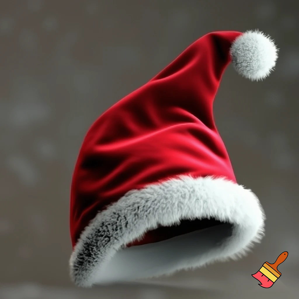 Christmas wizard hat red