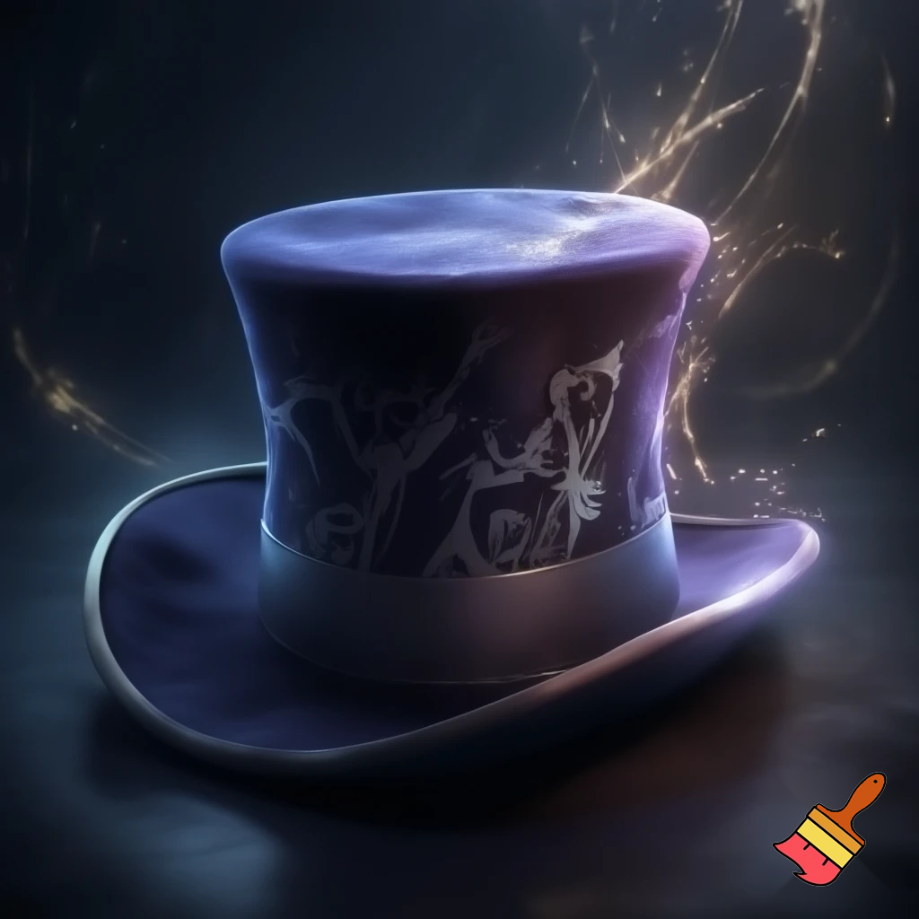 Magic velvet magic top hat