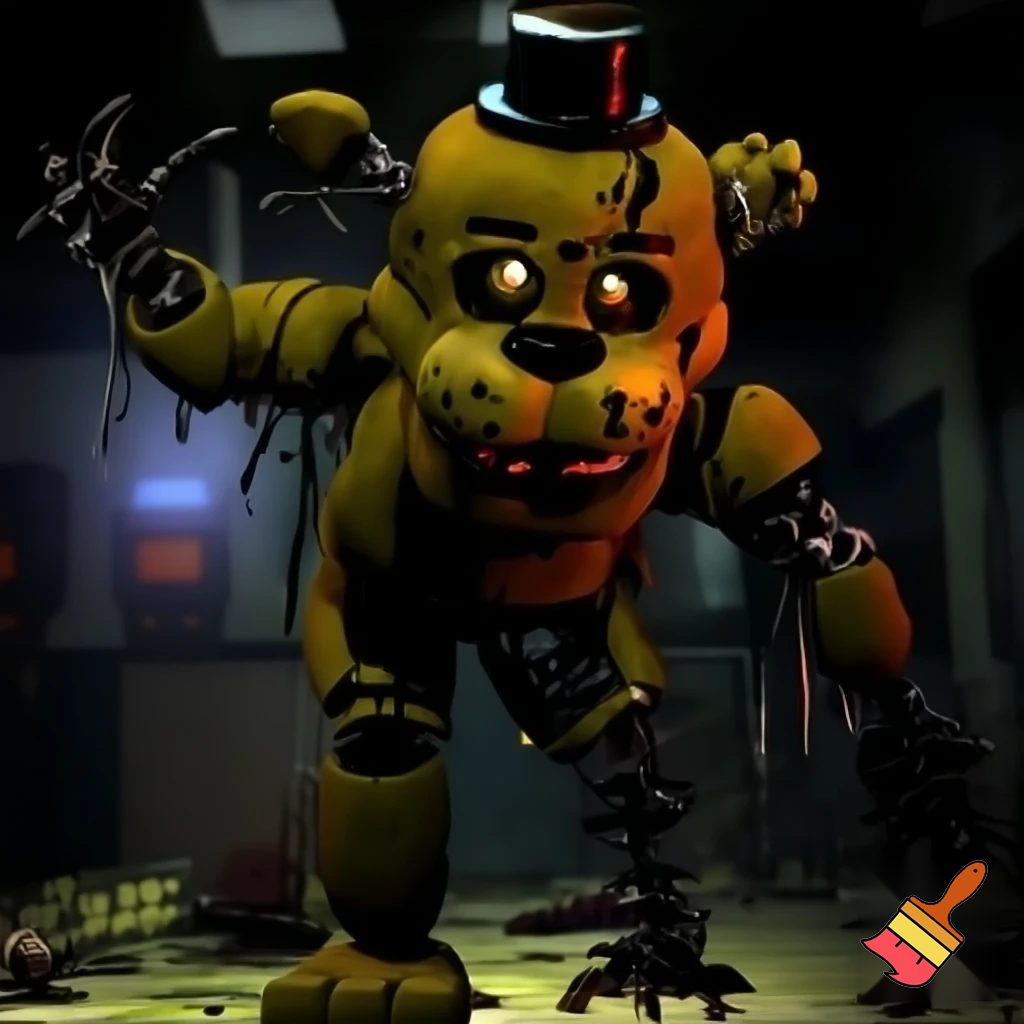withered golden freddy fnaf
