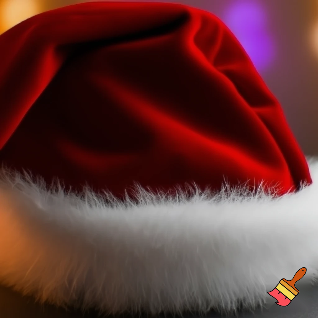 Christmas hat, Santa Claus hat velvet hat offensive hat