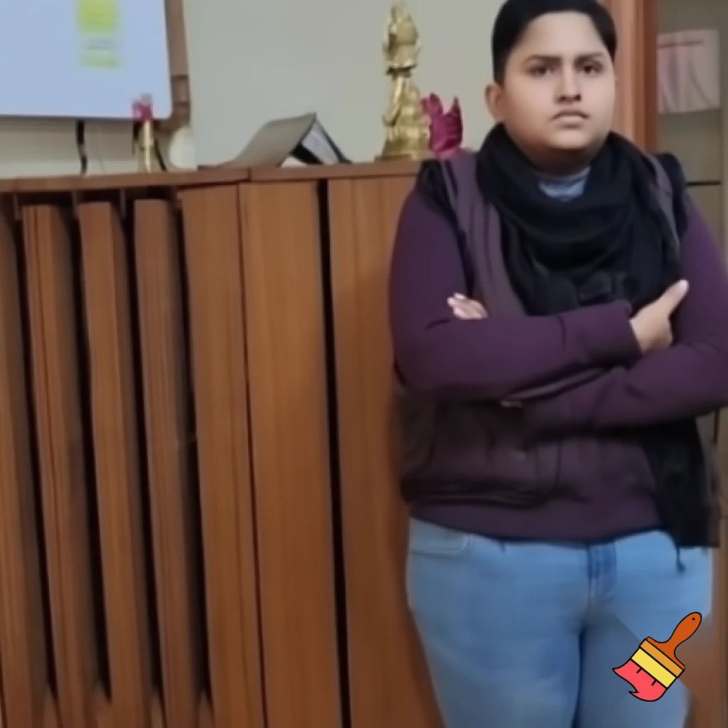 Principal office from left side no colour no person on reallife made with 12 year old