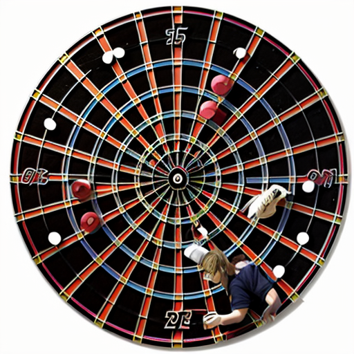 Dartboard with real Numbers 