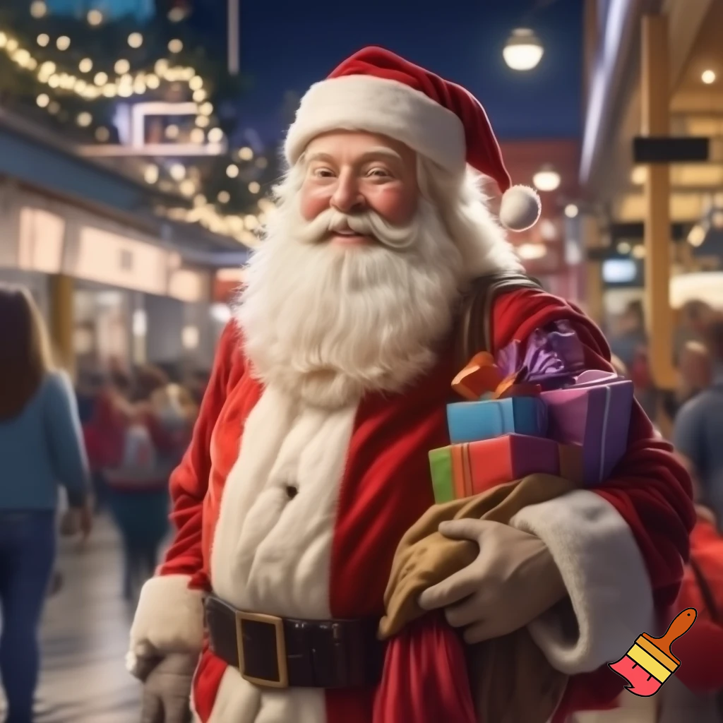 Santa Claus at Cranbourne shopping Centre