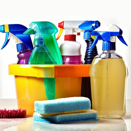 Používání čisticích prostředků 