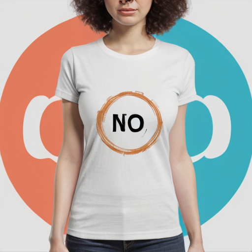 "NO REPLY ALL" on a t-shirt with a circle and a red line through the circle