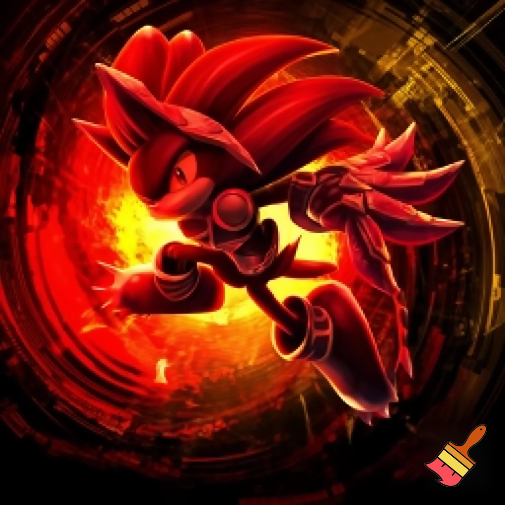 red tails sonic red klonoa red felyne cat monsterhunter fused into one creature