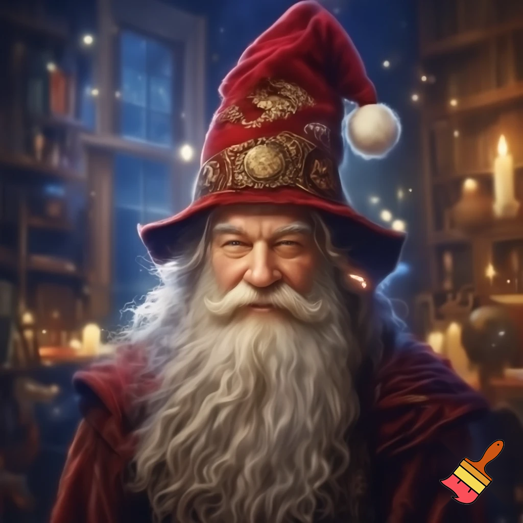 Wizard Christmas hat