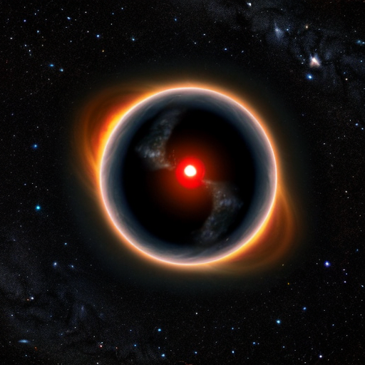 Red dot in a deep universe
