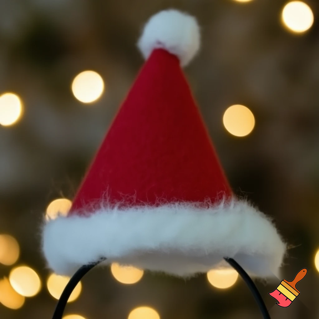 Christmas hat headband