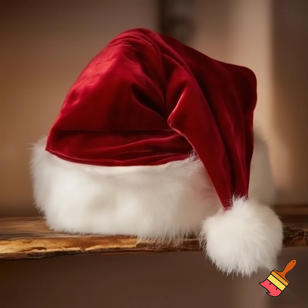 Send a Santa Claus hat over on the shelf hat velvet