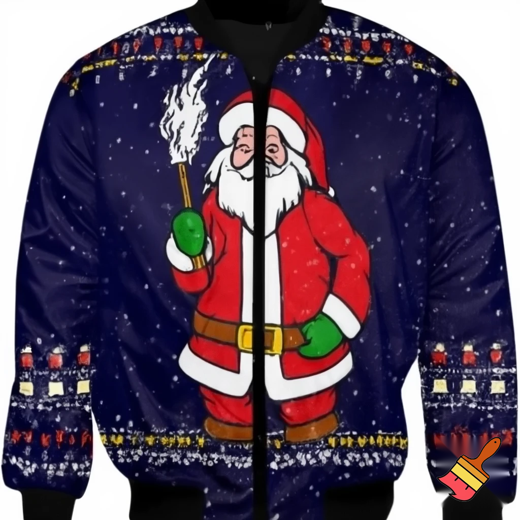 A wizard jacket Christmas jacket Santa Claus wizard