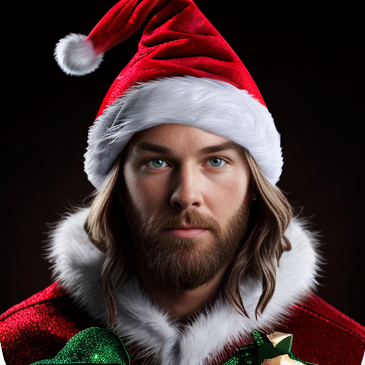 Christmas wizard hat