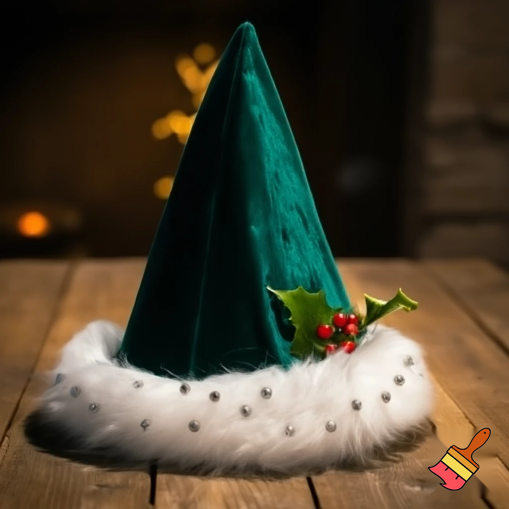 Christmas wizard hat