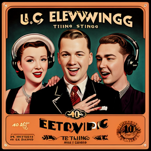 A CD cover named "ELECTRO SWING THING" FEATURING 40s U.S.O. style singers.