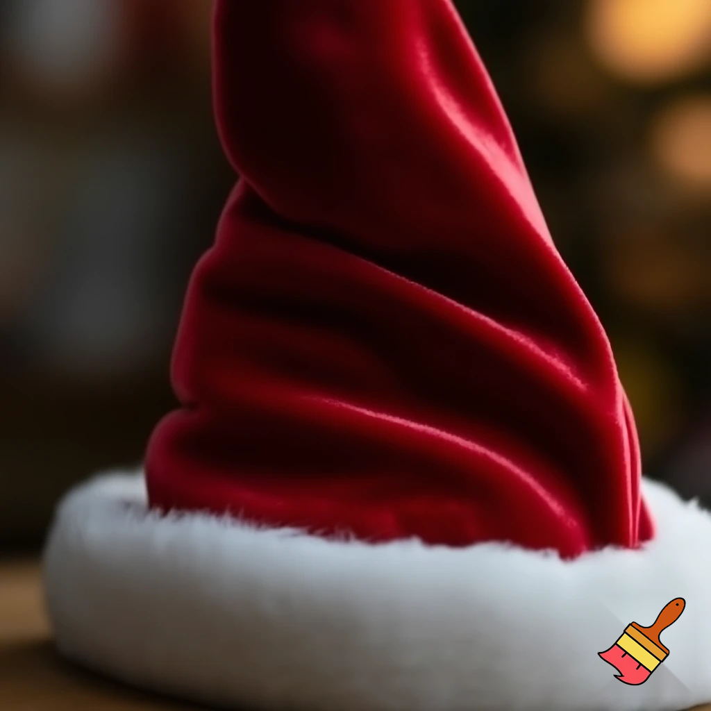 Christmas Santa Claus velvet hat delicate special delicate hat