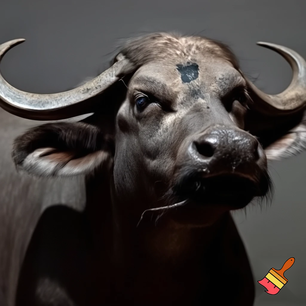 water buffalo 
deadly
feral
guilty 
face tattoo
mugshot