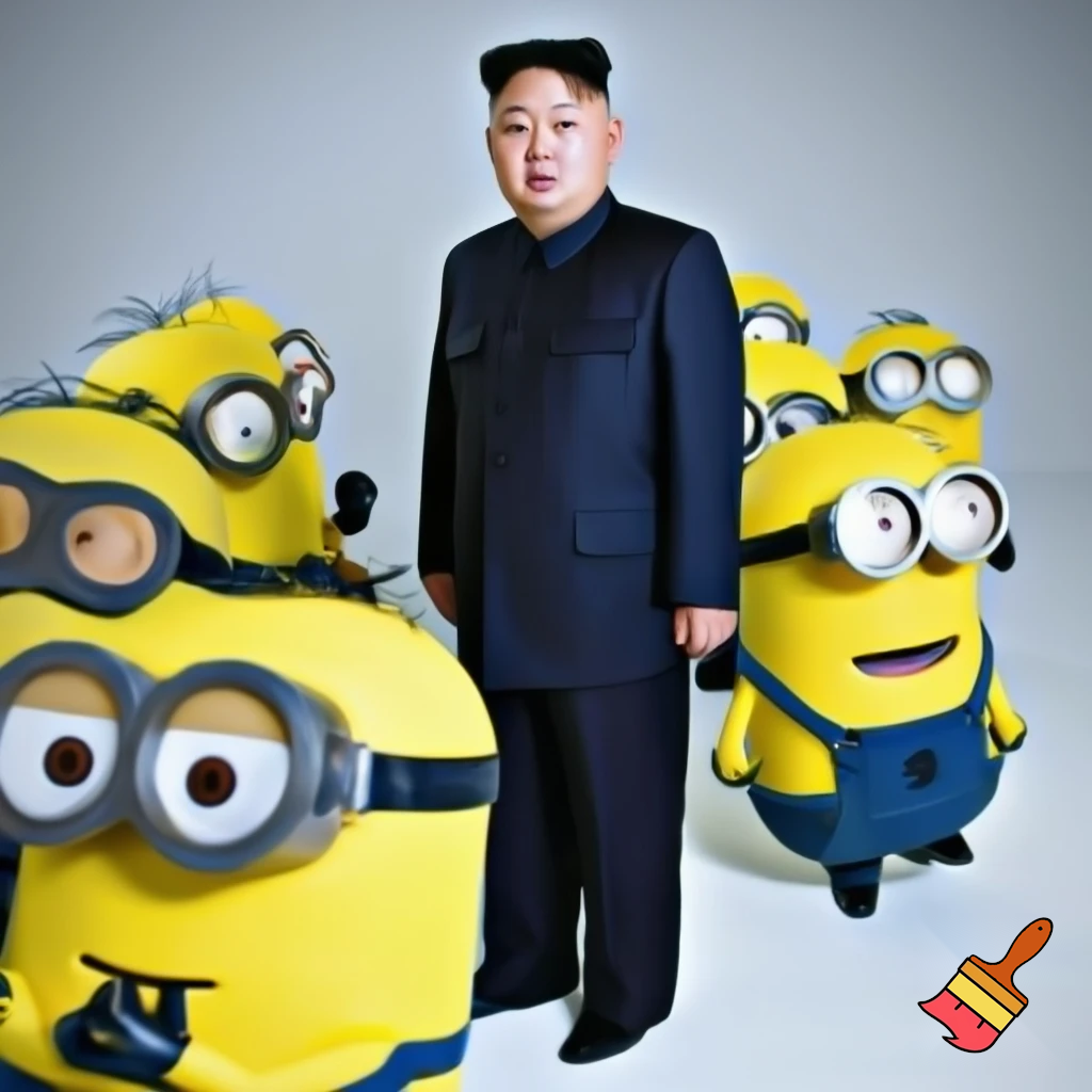 make kim jong un be with minions
