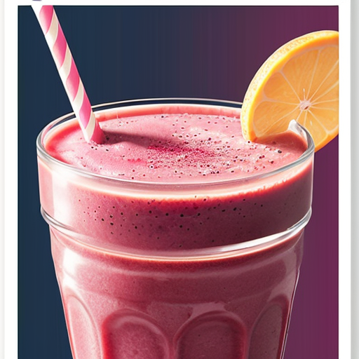 poster advertising a free sample of a pink smoothie by innocent