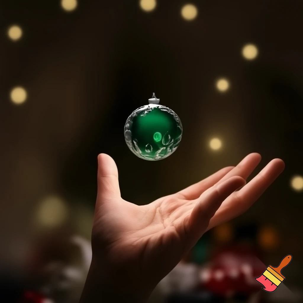Christmas ornament magic trick