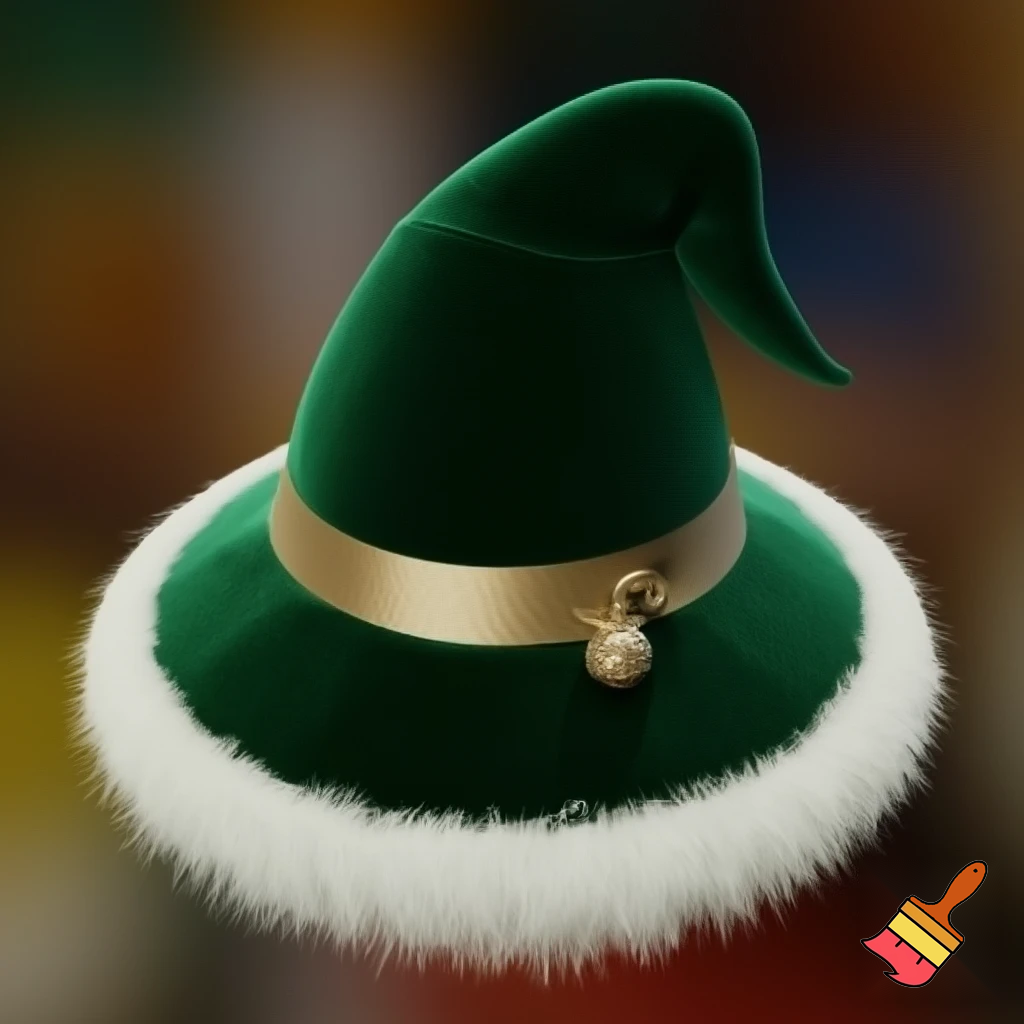 Christmas wizard hat