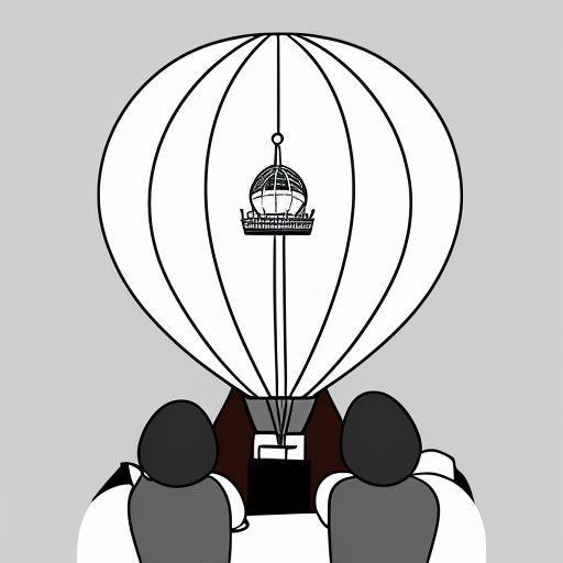 black girl in a hot air balloon
