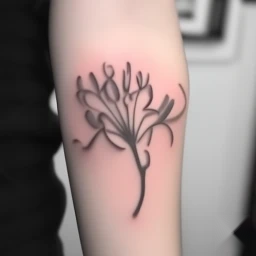 june birth flower tattoo