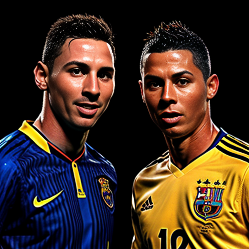 Messi e Crisriano Ronaldo