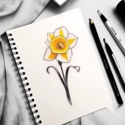 march birth flower tattoo