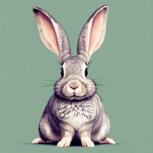 a rabbit with three ears