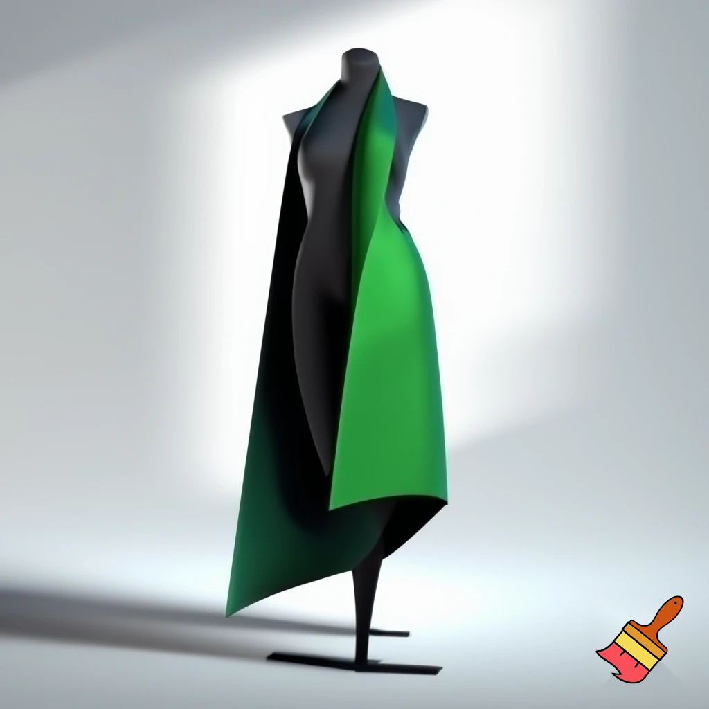 A stylish outfit on a mannequin in a bright studio