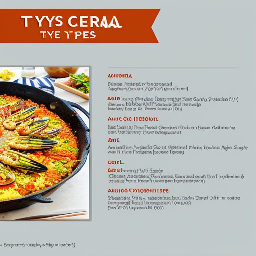 виды паэльи с названиями
