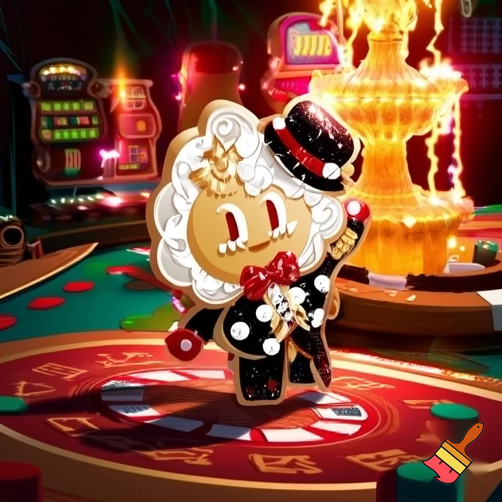 A cookie character based off a casino based on the game Cookie Run: Kingdom
