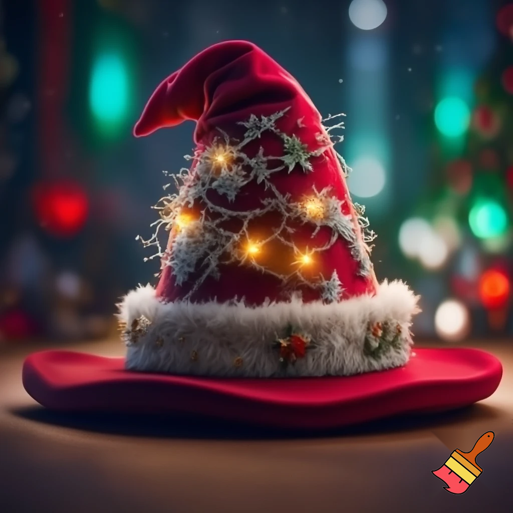 Christmas wizard hat