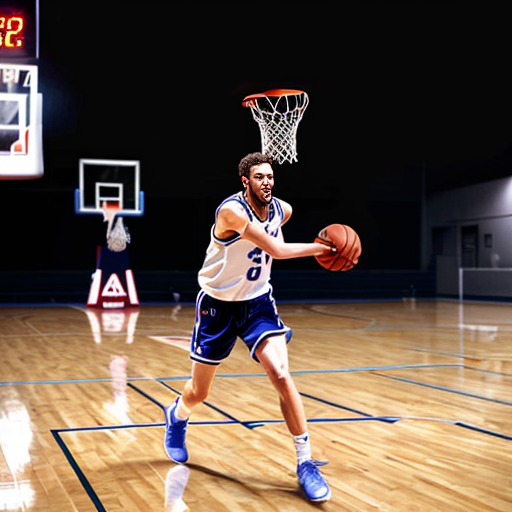 a picture f jesus playing basketbll
