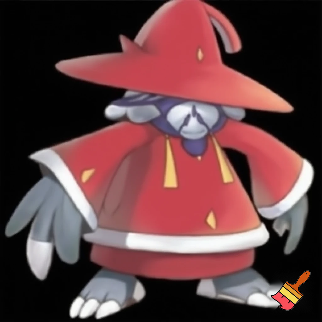 The pokemon Ledian dressed as a red mage from Final Fantasy 14
