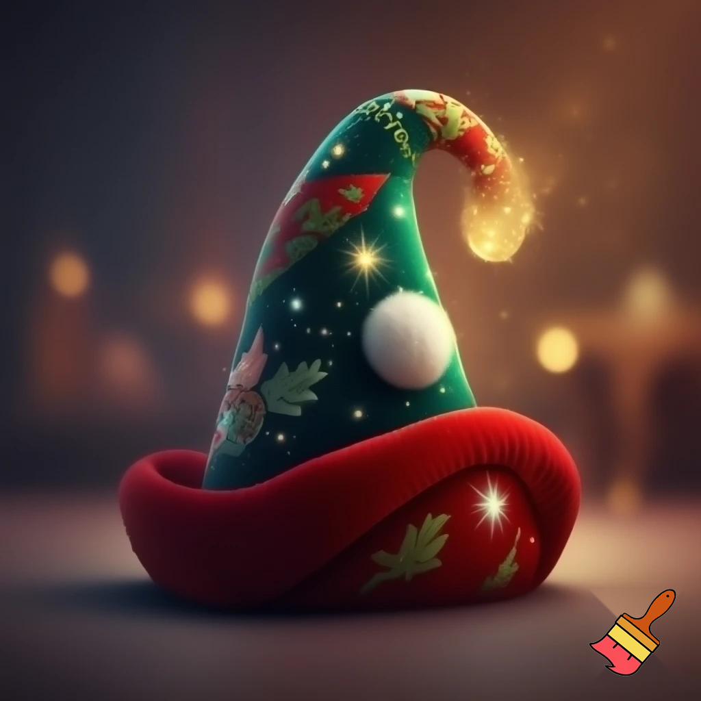 Wizard head hat Christmas hat