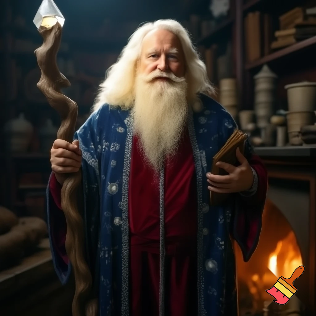 Santa Claus the wizard