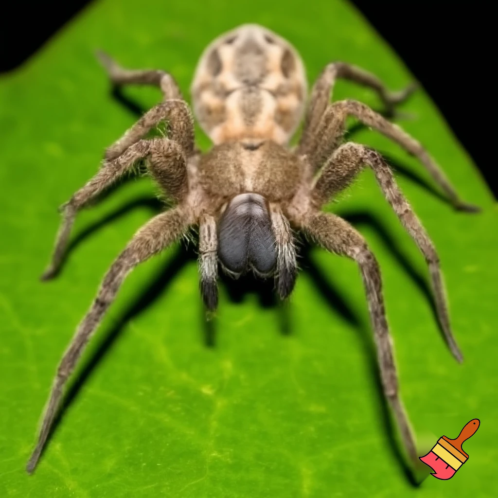 infected wolf spider