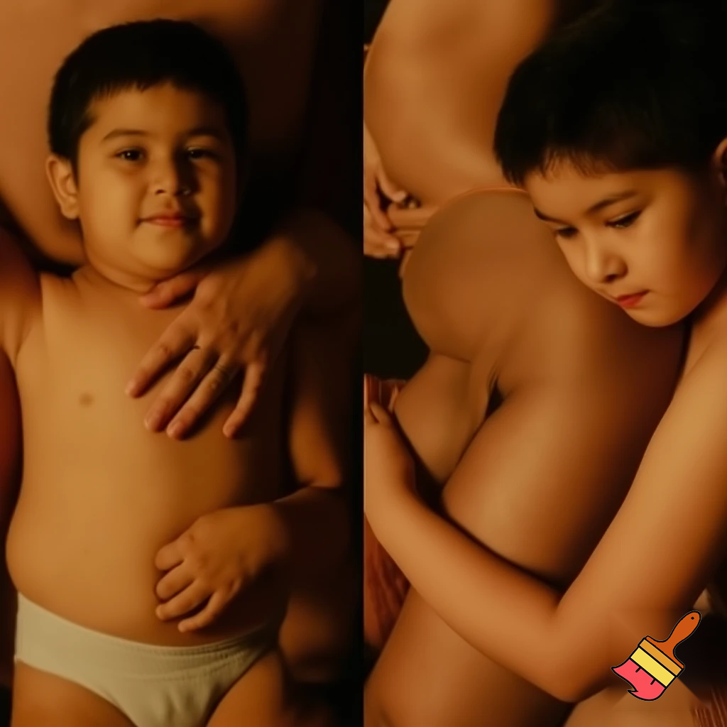Sexual images of boy and girl 
