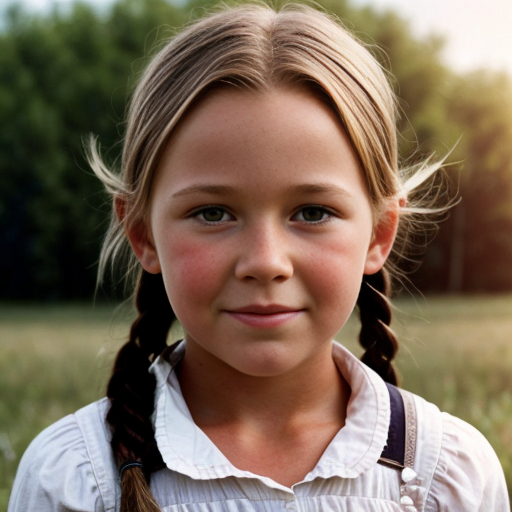 Laura Ingalls, little girl From Little House On Prairie Series