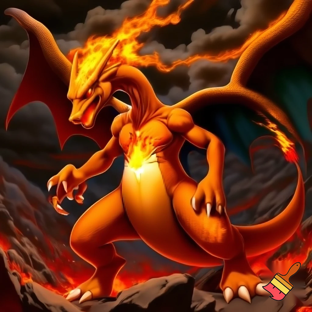 agumon digimon pokemon charizard fusion