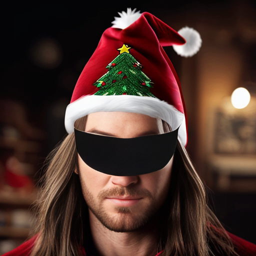 Christmas wizard hat