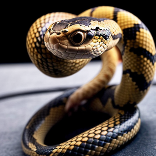 A realistic close-up scene: a snake tightly coiled around a computer mouse. The snake’s body wraps the mouse smoothly, emphasizing the shape of the mouse and the texture of the snake’s scales. The computer mouse is the main focal point, sharp and clearly visible within the snake’s coils. The background is completely blurred and indistinct, no visible objects or environment details. Shallow depth of field, soft studio lighting, high realism, detailed textures, calm but tense atmosphere, focus on the interaction between the snake and the mouse.
clean composition, centered subject, product-style photography, neutral color palette