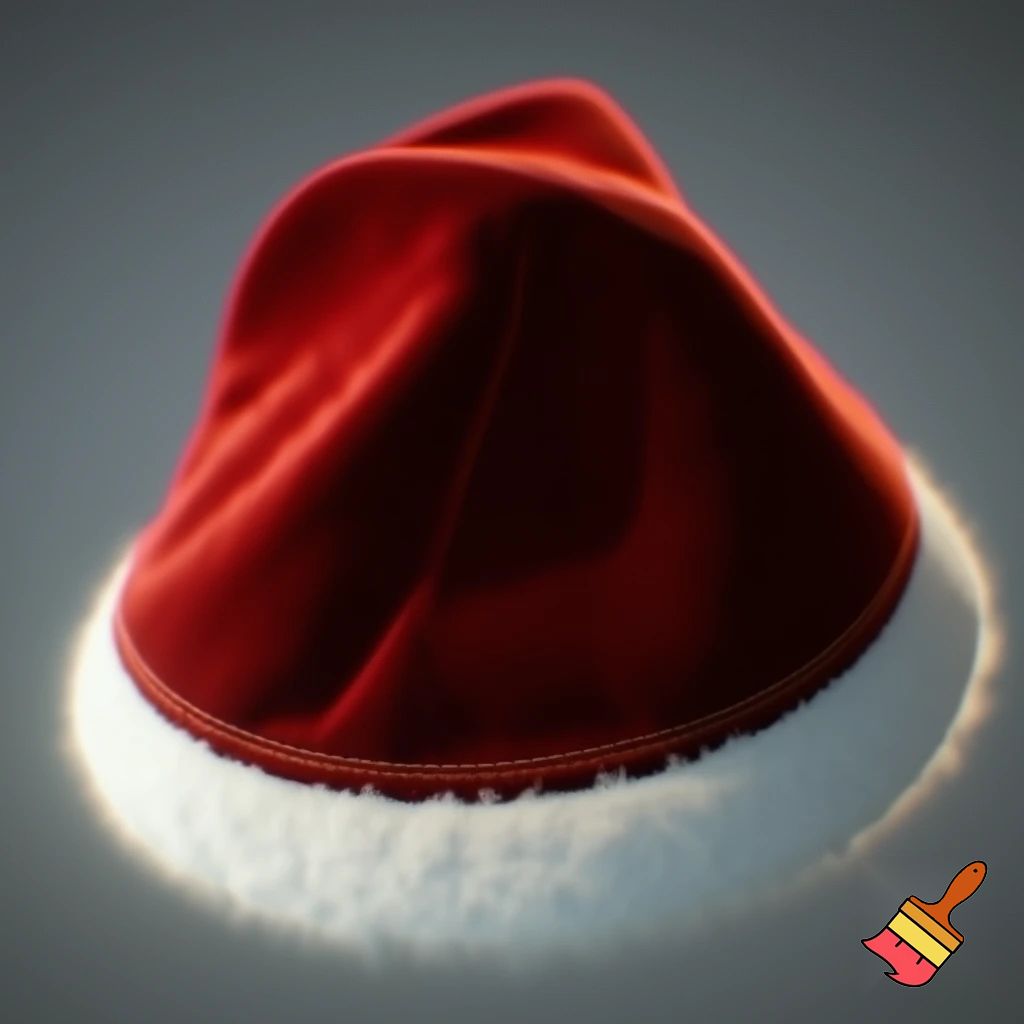 Christmas Santa Claus velvet hat delicate special delicate hat