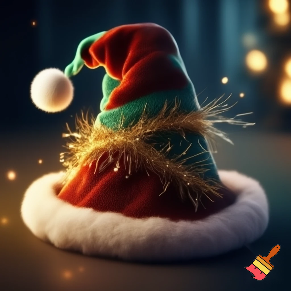Christmas wizard hat
