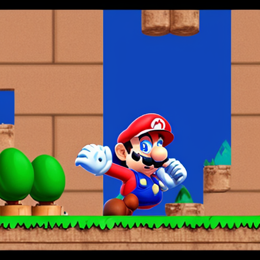 mario geting killed by 15 other marios