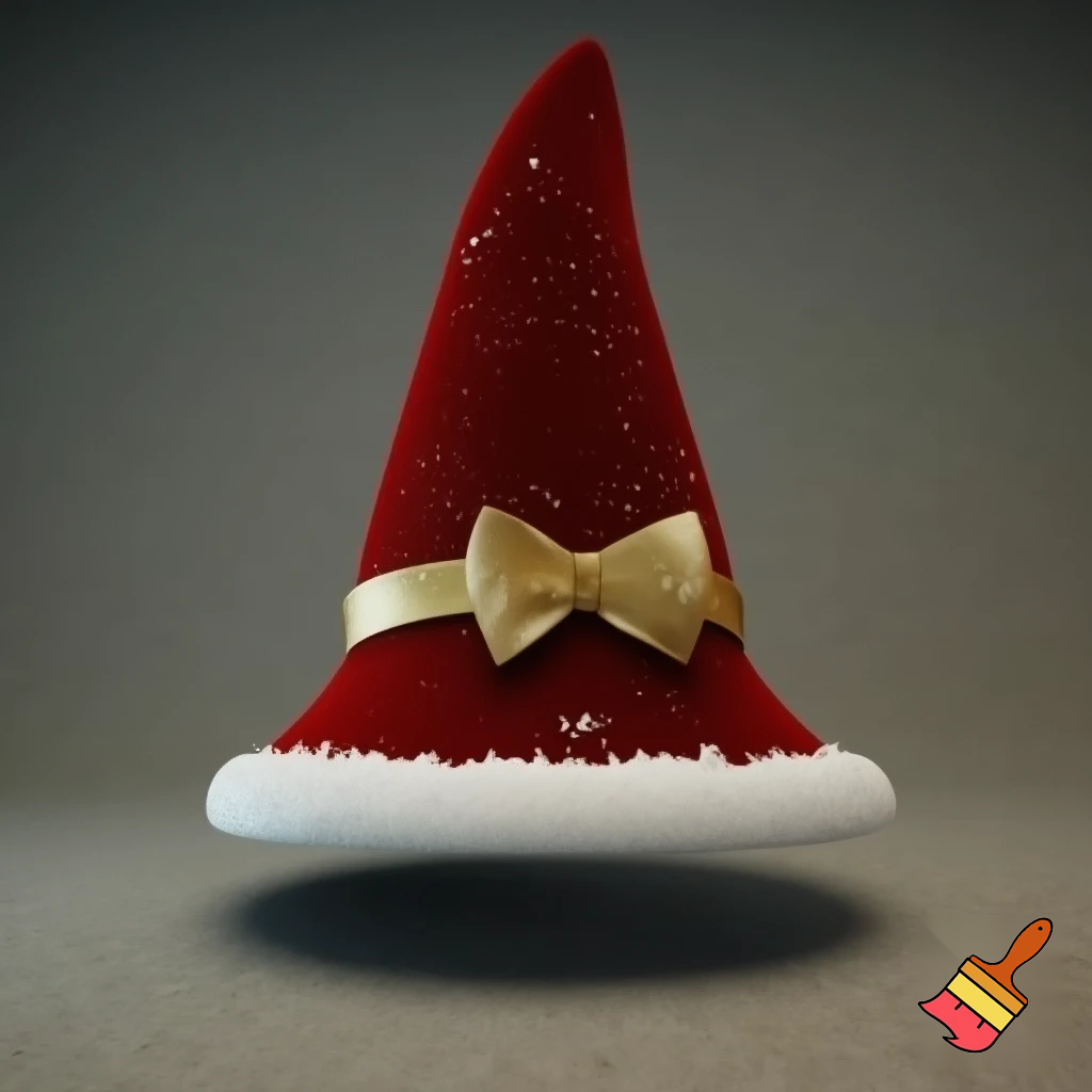 Christmas wizard hat