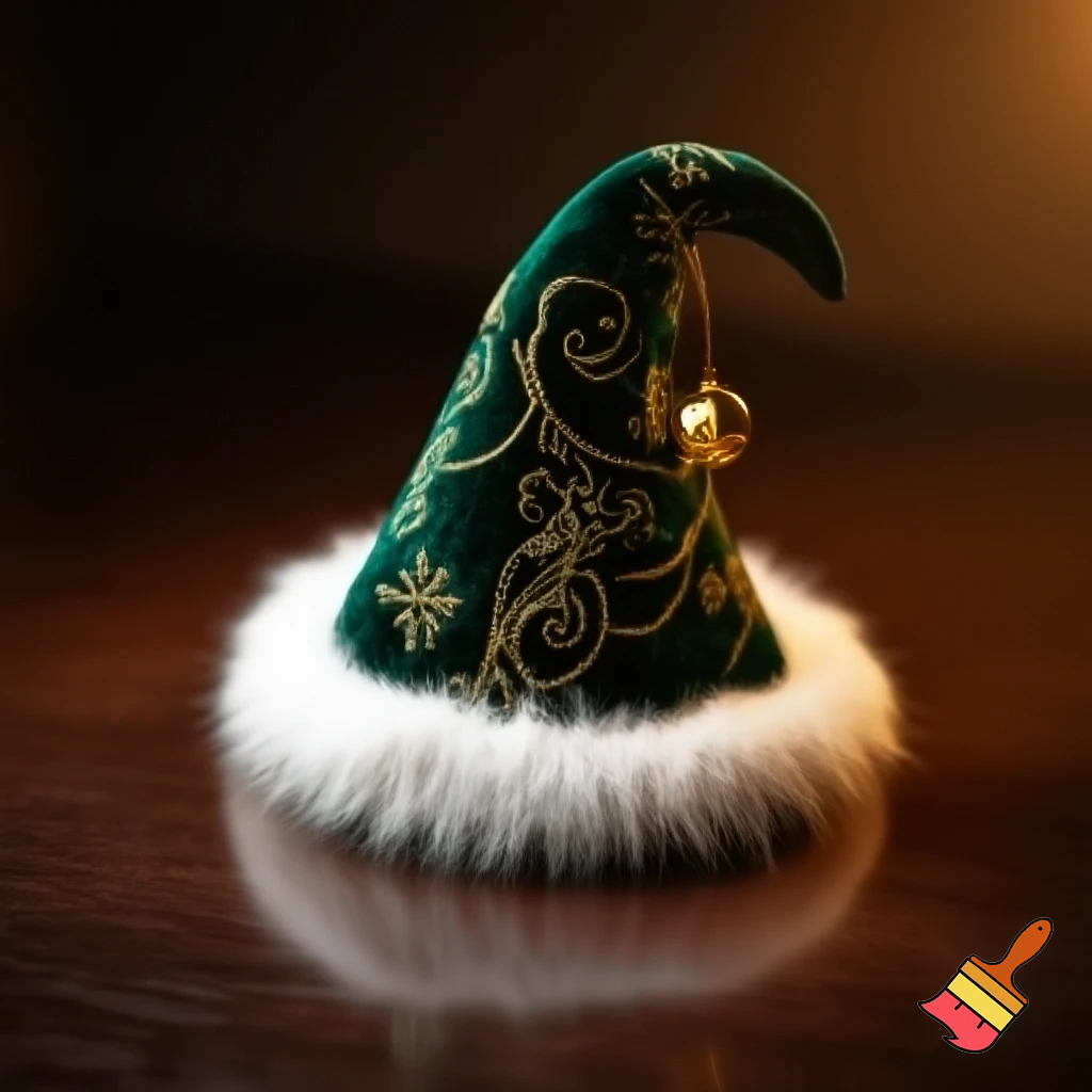 Christmas wizard hat